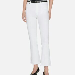 Frame Denim White Women's The Reboot Crop Jeans